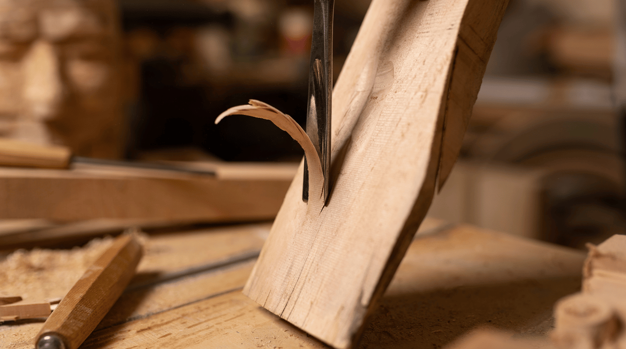 Woodworking in progress