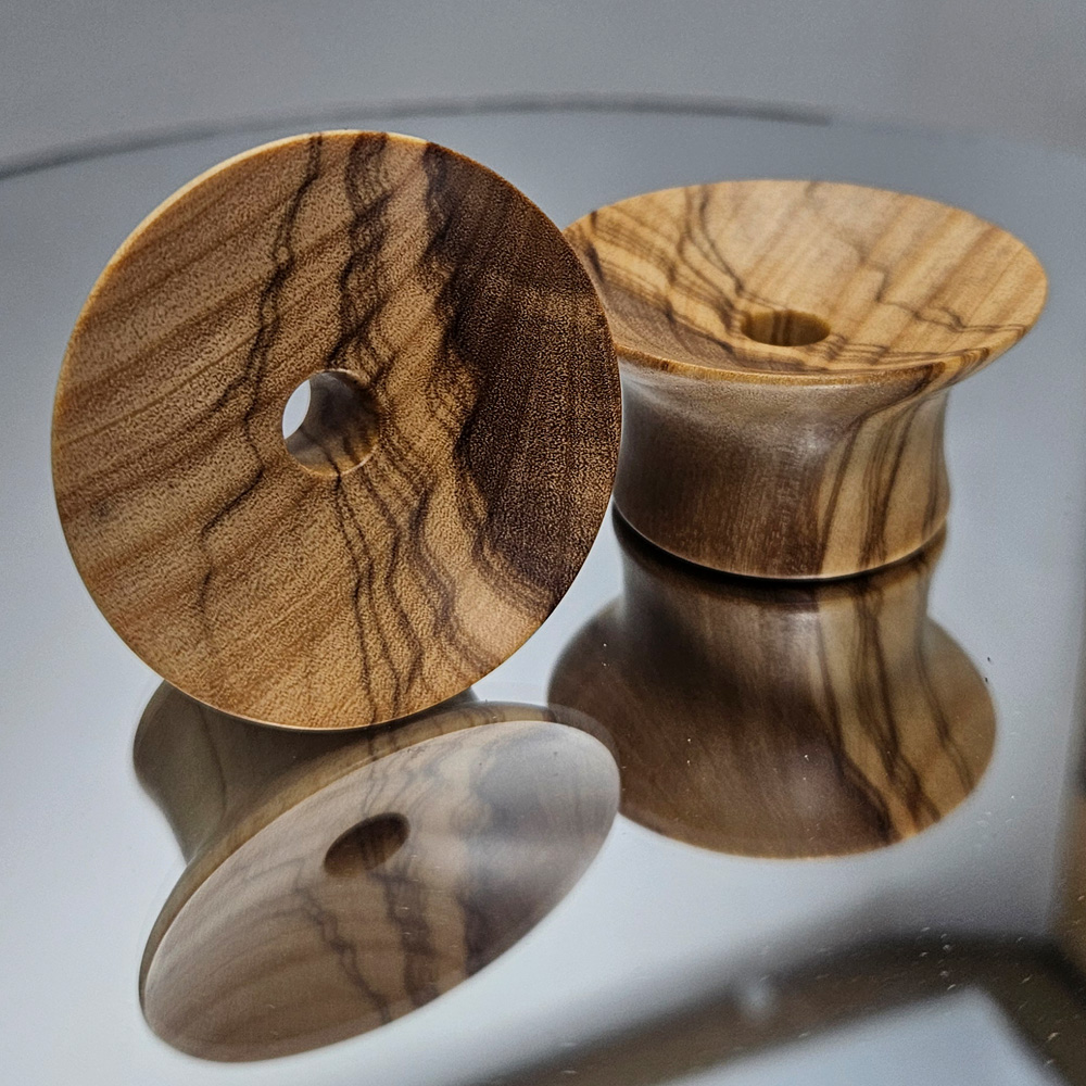 Mayan Flare Olive Wood Tunnels